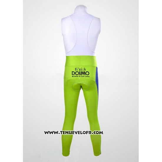 2012 Maillot Ciclismo Liquigas Cannondale Blanc et Vert Manches Longues et Cuissard